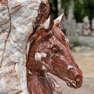Hand Carving Garden horse Stone Statues