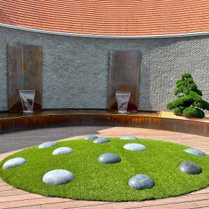 Custom Natural marble granite stone parking balls