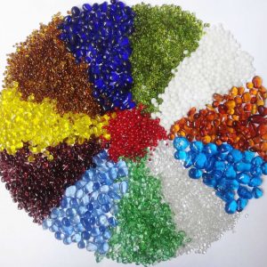 Decorate colorful Glass beads