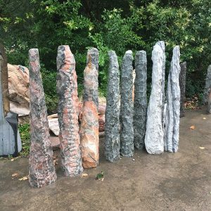 Landscape rocks marble statue column for Garden