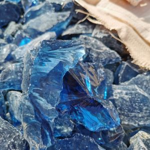 home decoration garden landscaping large slag glass rocks