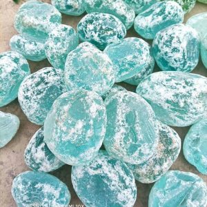 Manufacturer glass heavy tumbled glass rocks