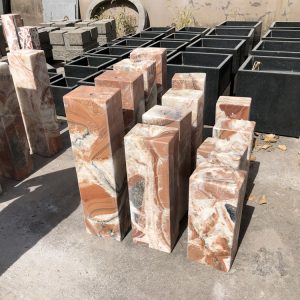 Red onyx funtain set (2)