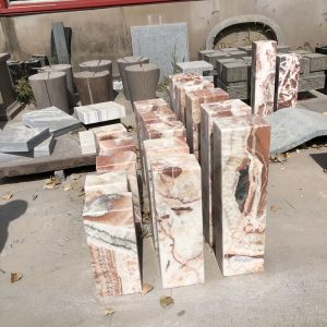 Red onyx funtain set (6)