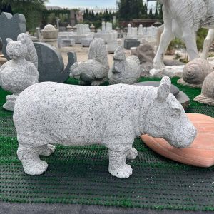 Granite animal Statue Garden light grey granite