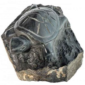 Garden basalt outdoor tortoise sculpture